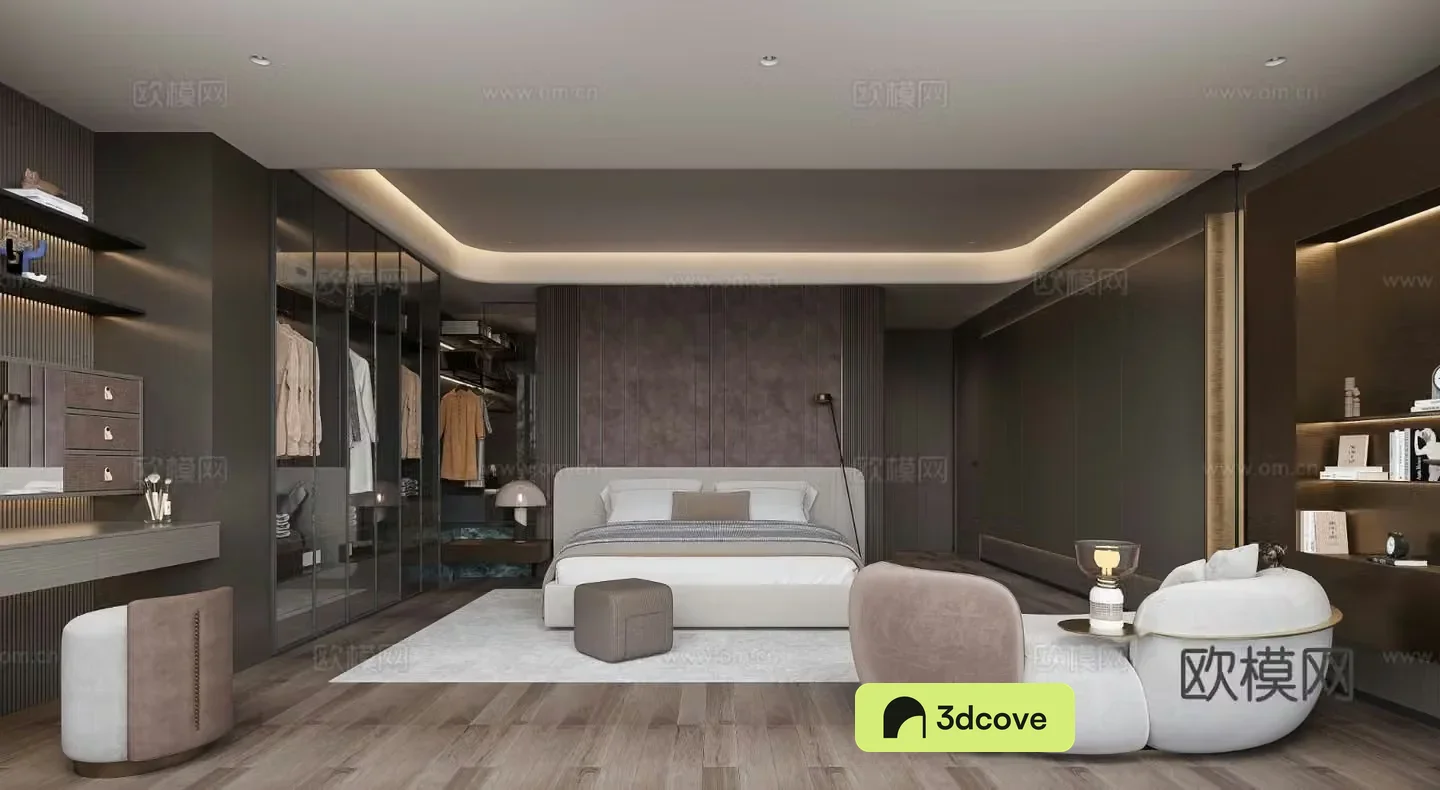 Poltrona Frau Italian style bedroom master bedroom