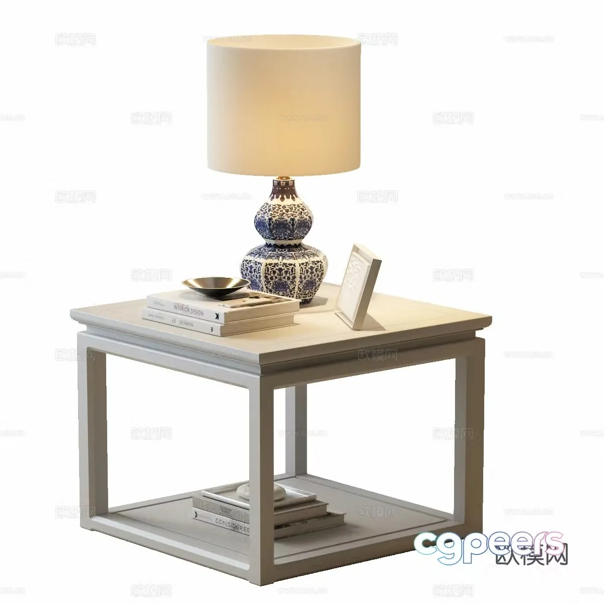New Chinese-style table lamp New Chinese-style coffee table lamp Chinese-style table lamp Song-style coffee table lamp 3D model