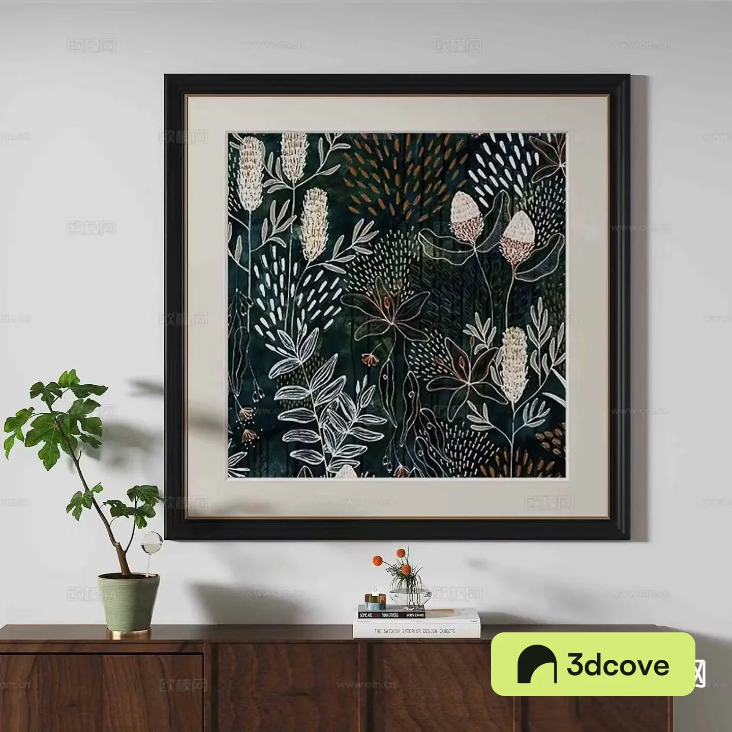 French hanging painting decorative painting
