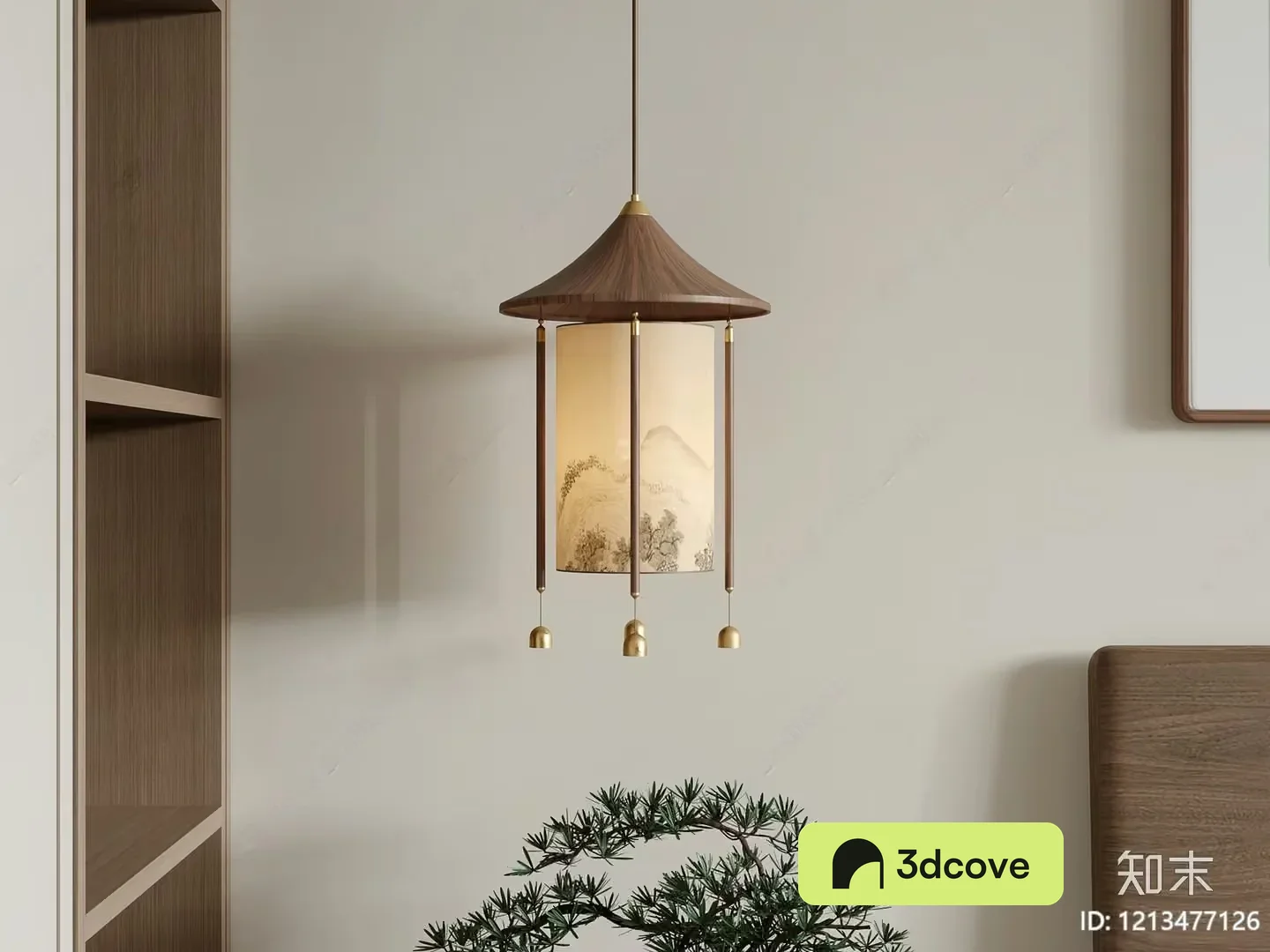 Wooden Light Fixture