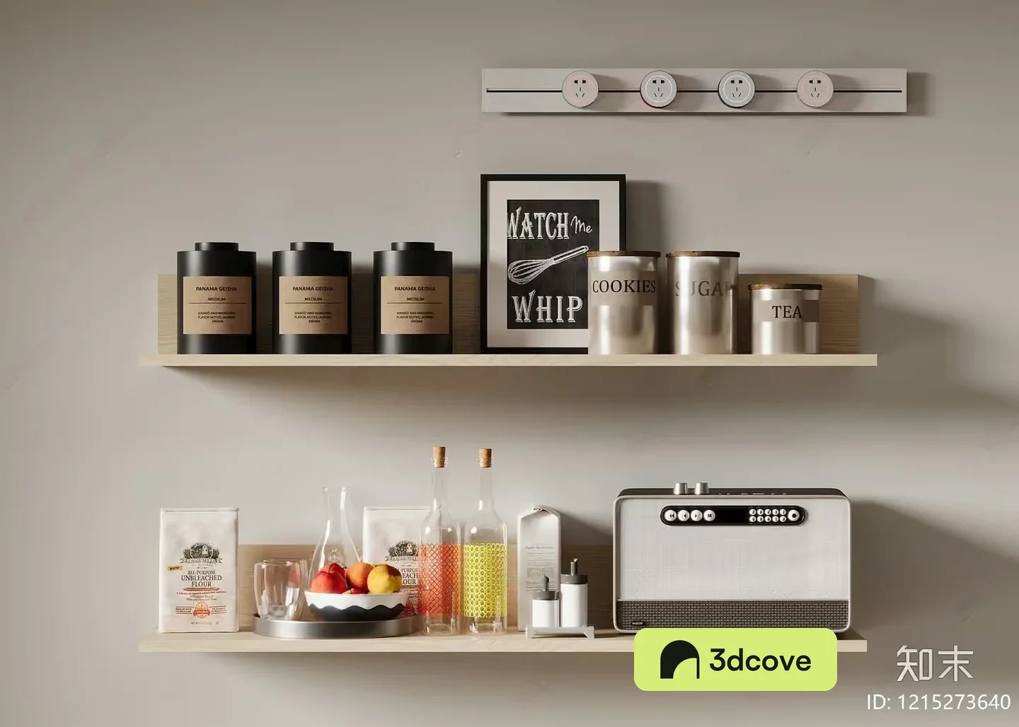 A Kitchen Shelf