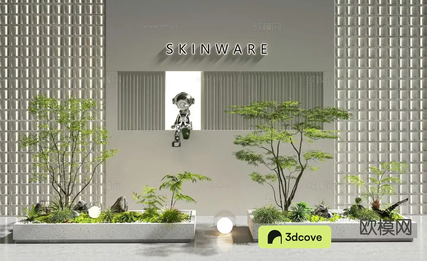 Green plant landscaping landscape sketch plant pile