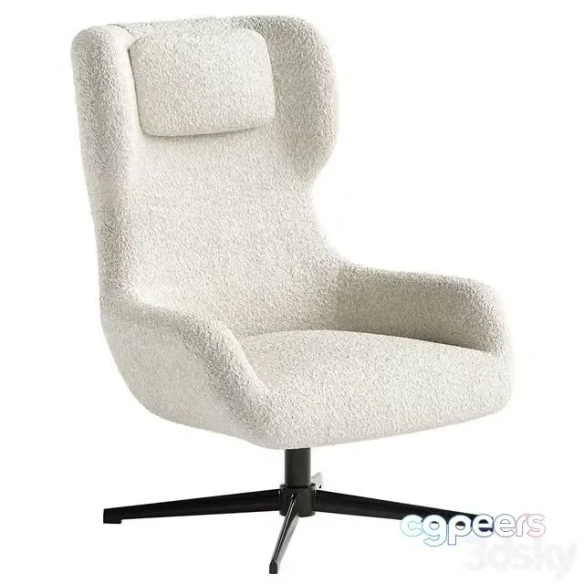3ds Max Free – Zalina swivel armchair