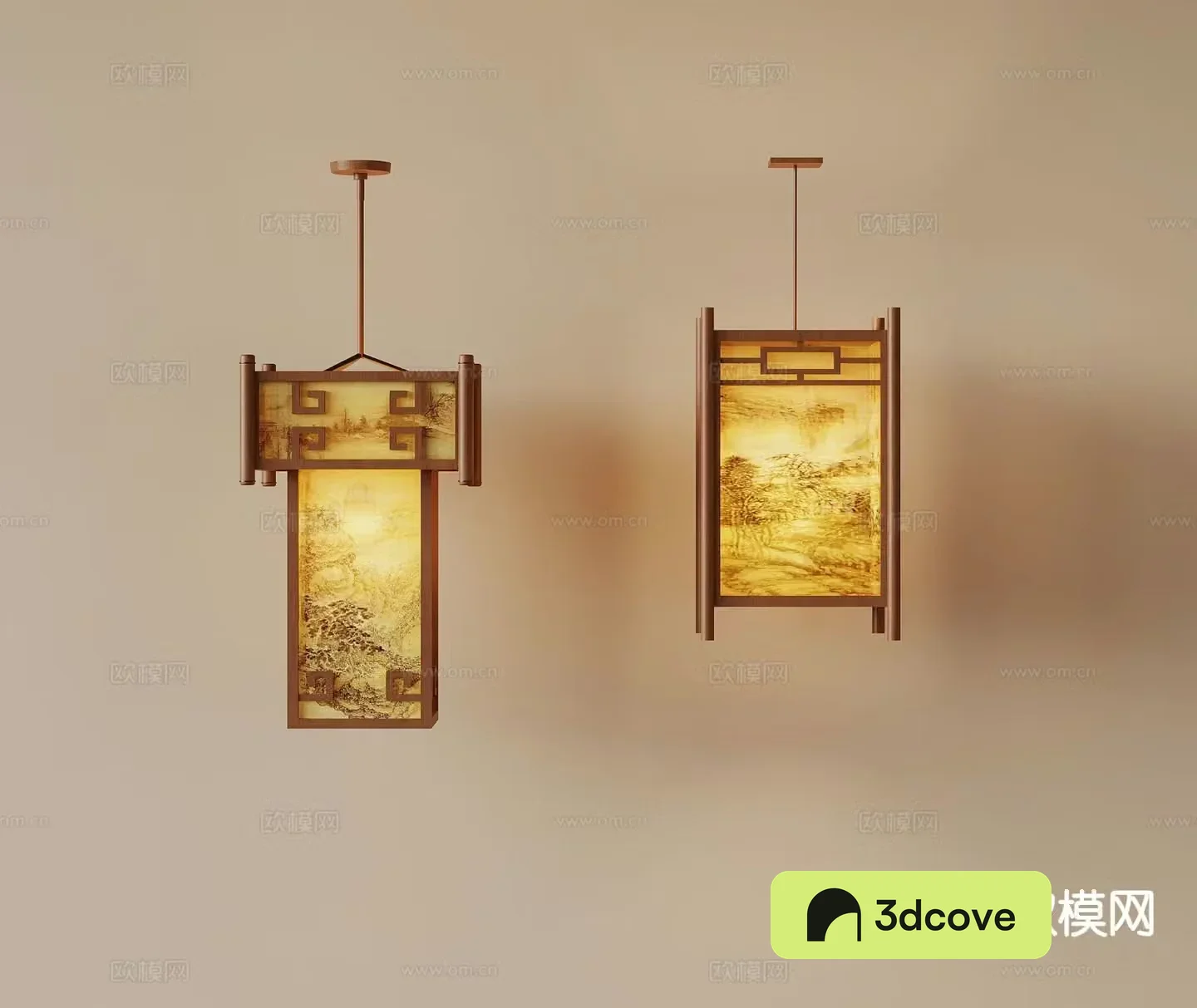 New Chinese style decorative lamp antique lantern