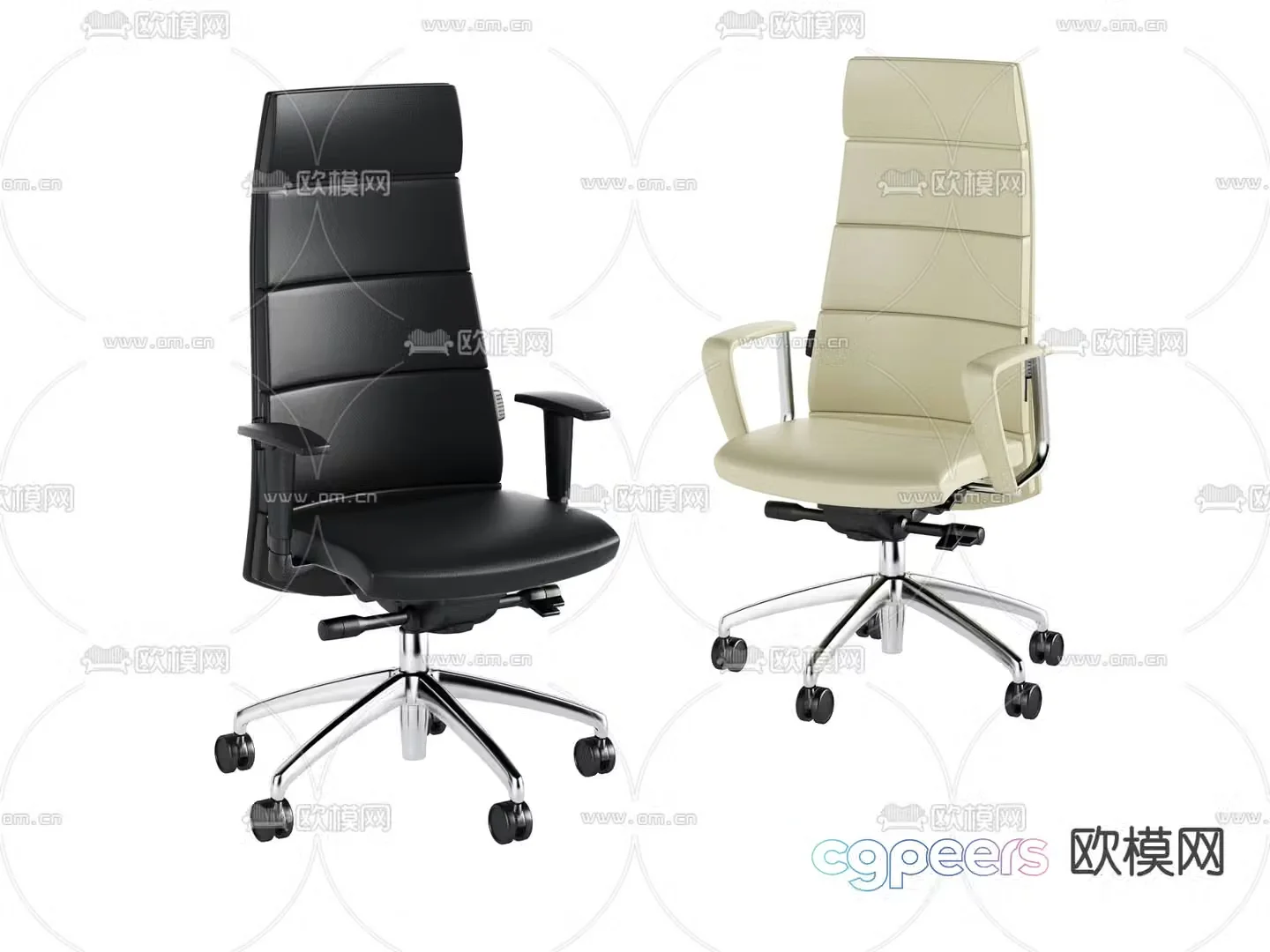 Office chair executive chair boss chair 3d model