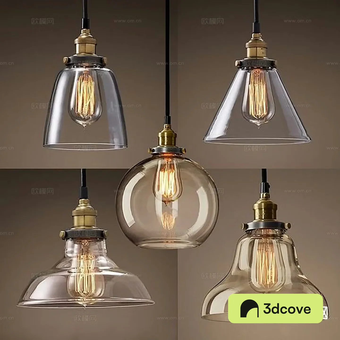 Light luxury chandelier bedside small chandelier