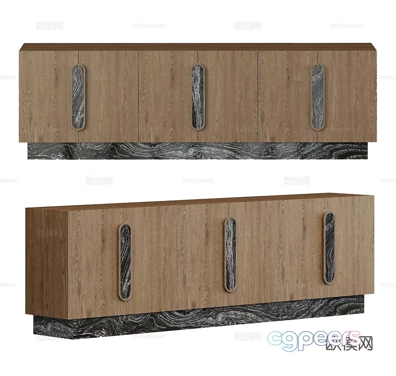 Solid wood decorative cabinet ancient decoration cabinet solid wood side cabinet solid wood short cabinet decorative storage cabinet storage 3D model