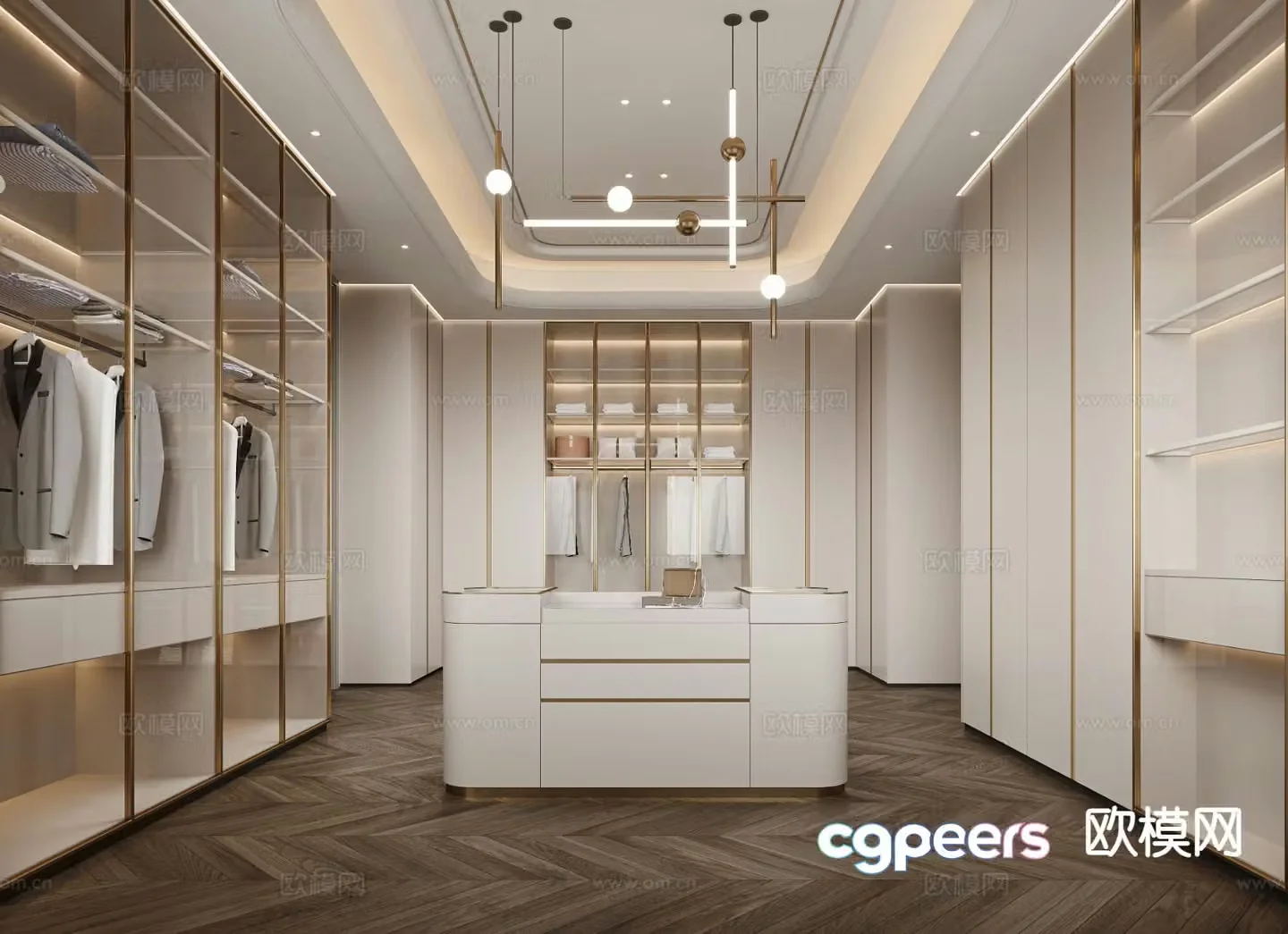 Italian cloakroom 3D model