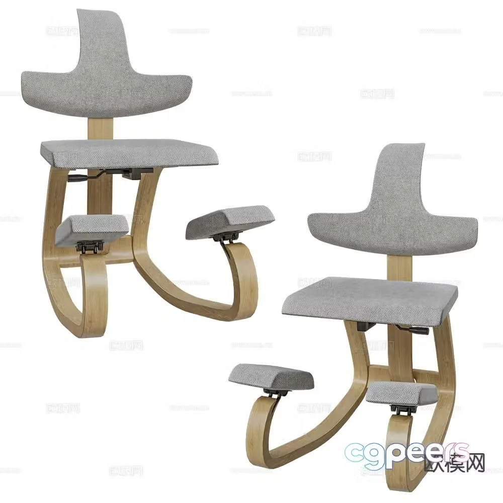 Varier Nordic office chair posture correction chair spine protection chair 3D model