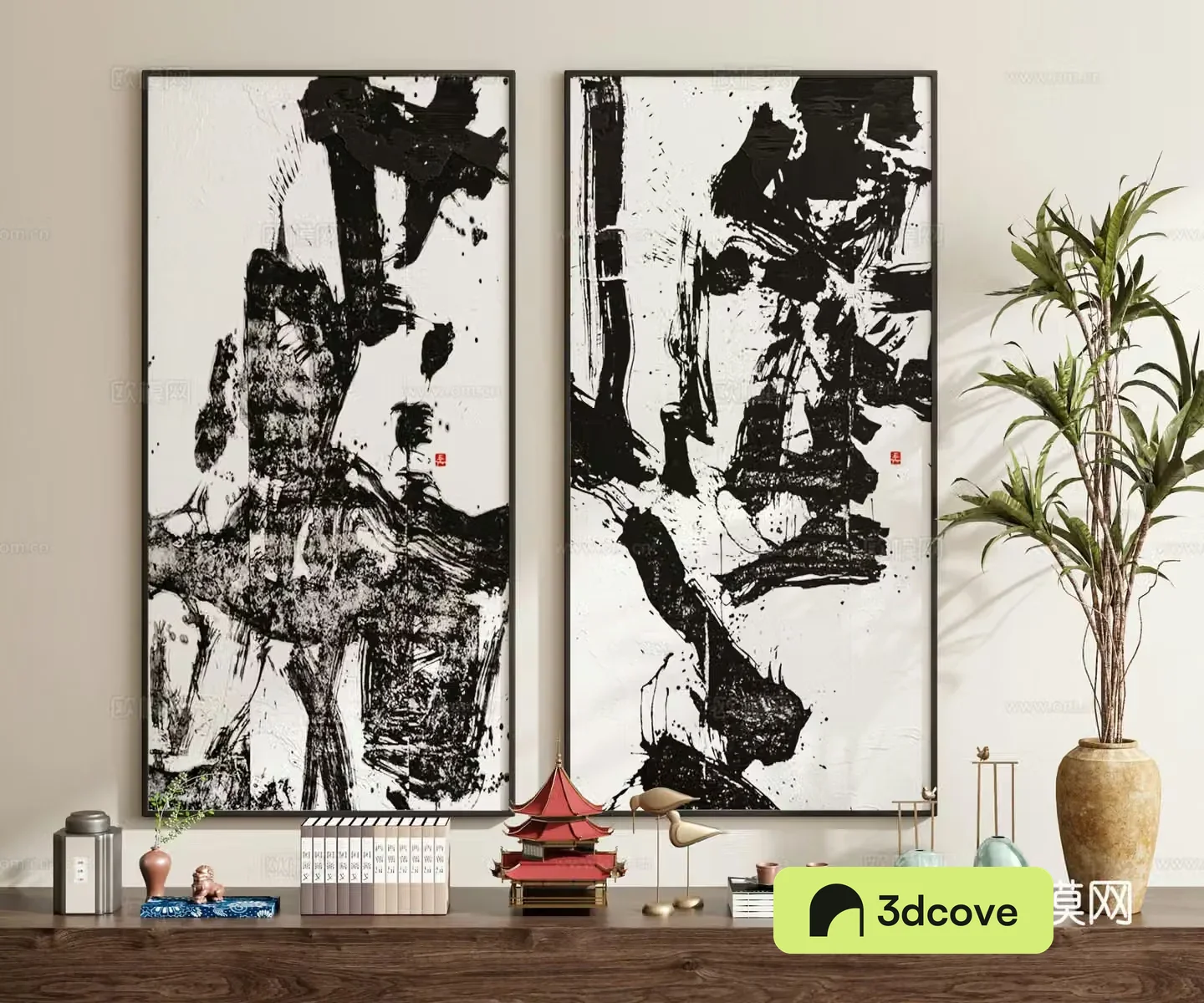 New Chinese calligraphy and painting calligraphy