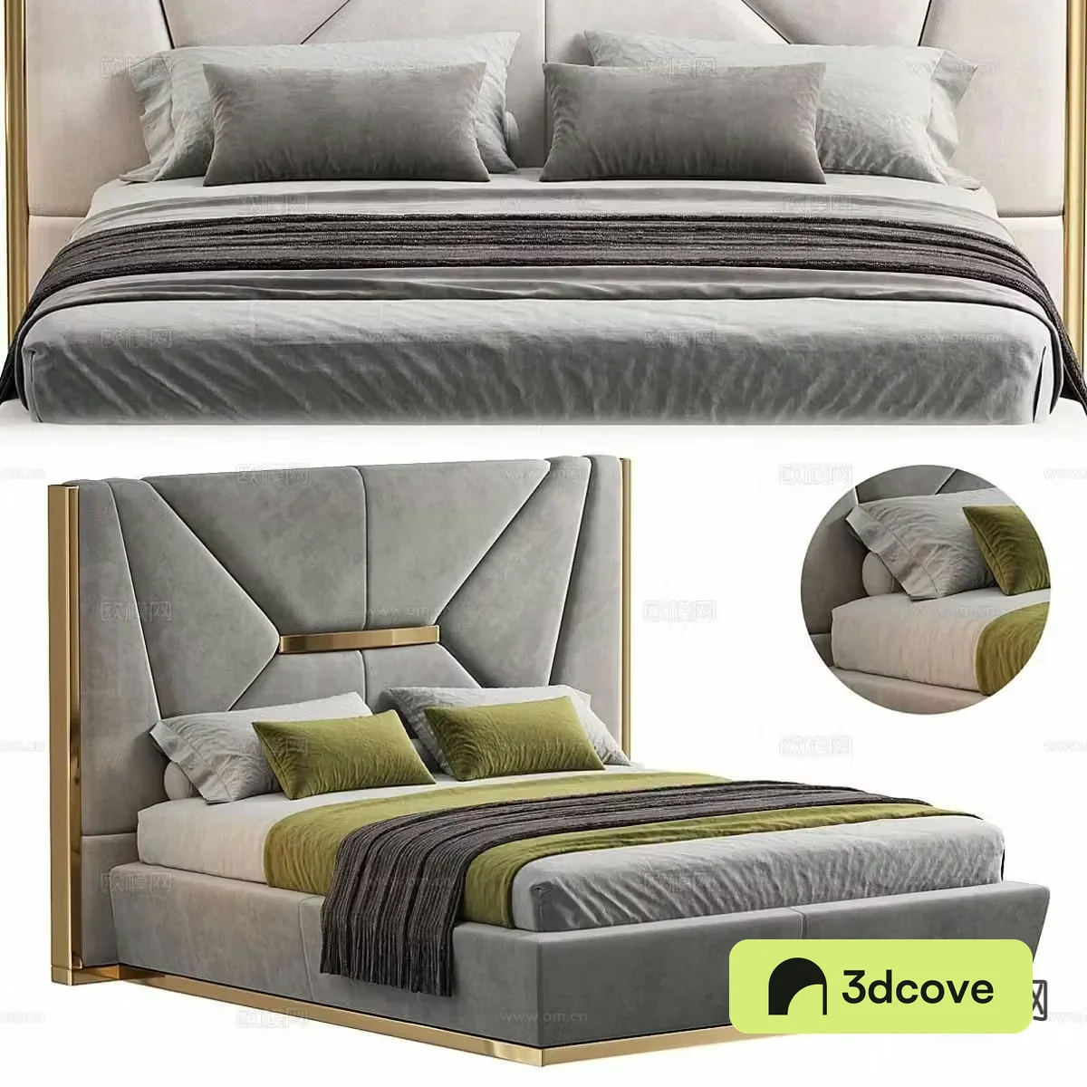 Italian double bed