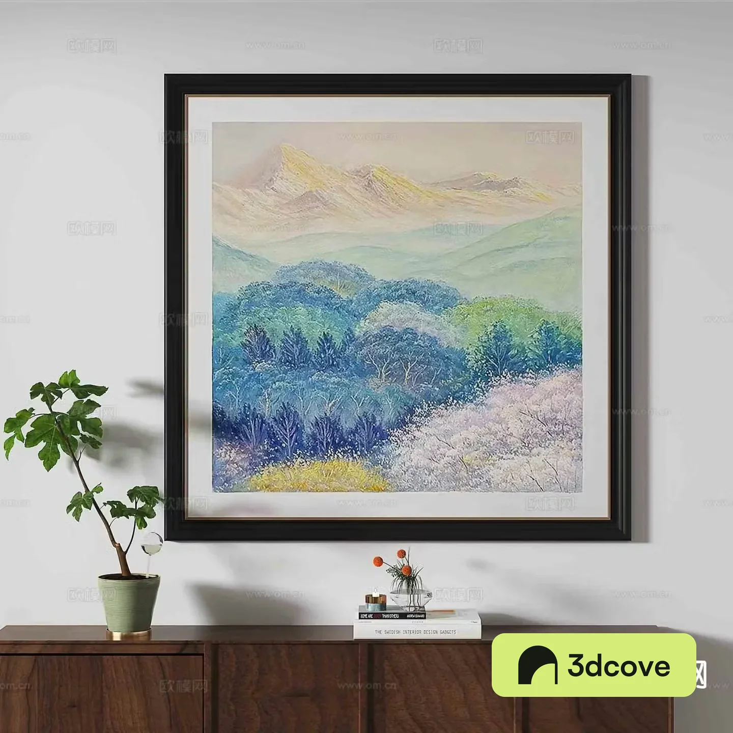 Retro hanging painting art painting decorative painting