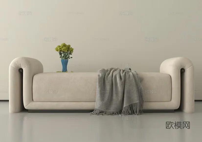 A Modern Couch 3D Model – 4150 – VRAY Render