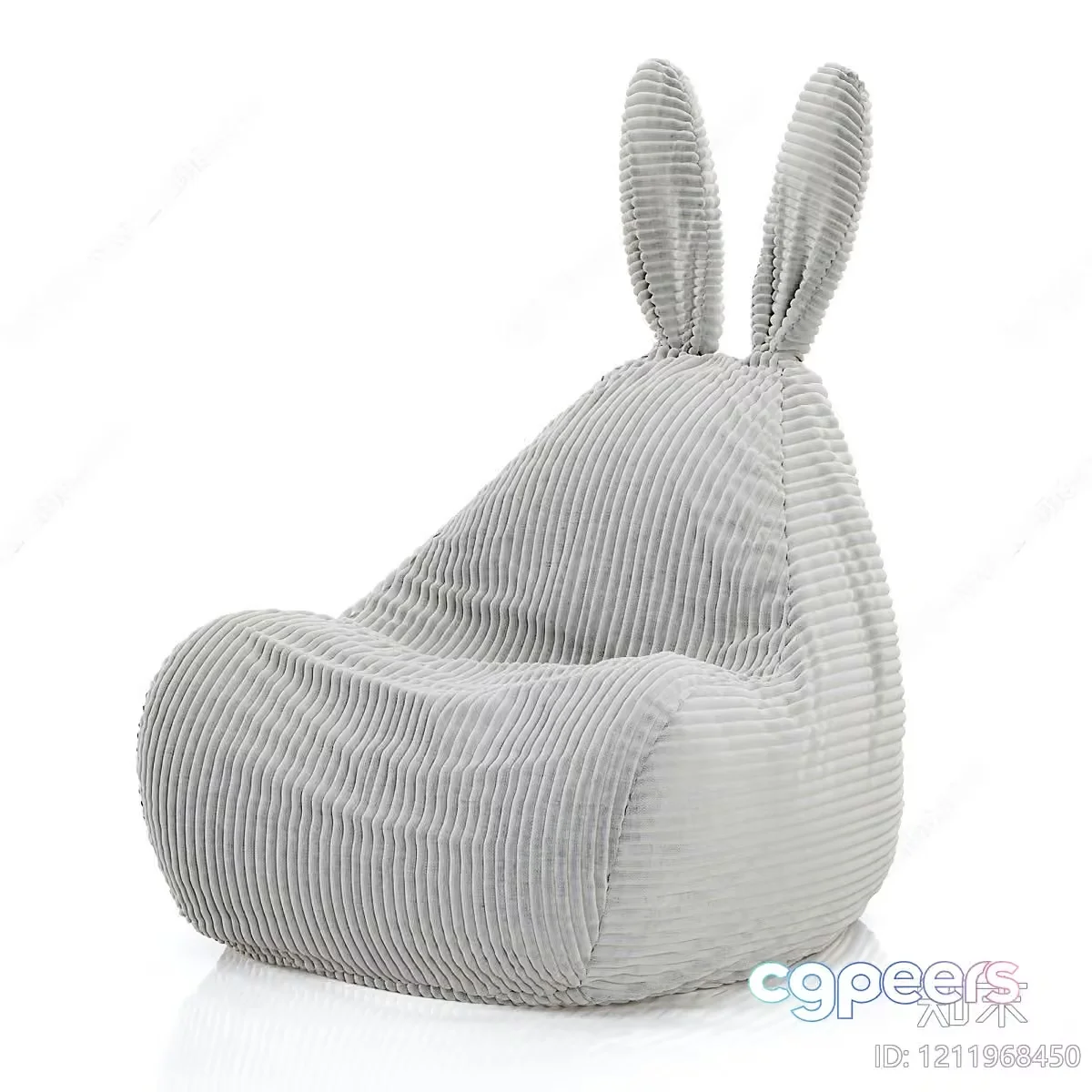 Corduroy Bunny Chair 3D Model – 3279 – VRAY Render