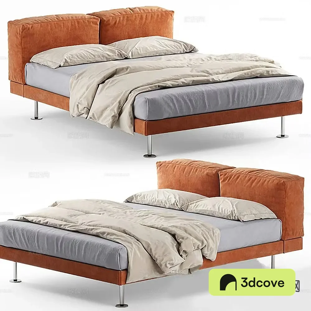 Modern double bed