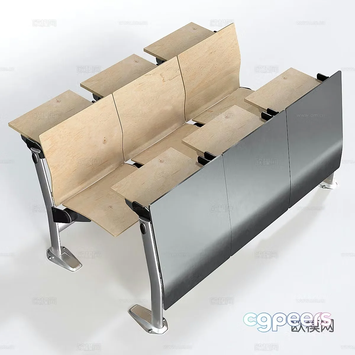 Modern public seat Auditorium seat Office seat 3d model