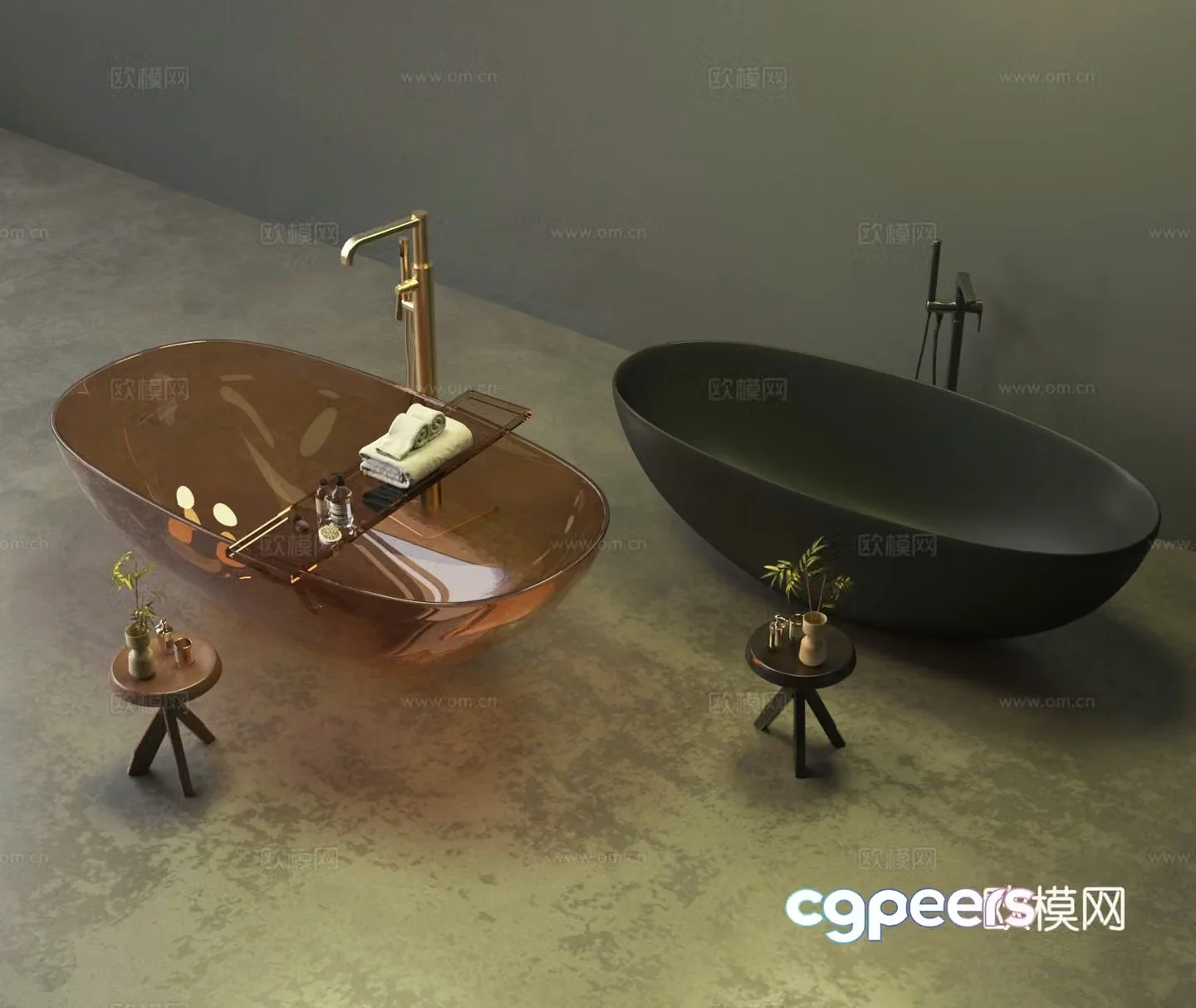 Bathtub Bathtub Bathtub 3D model