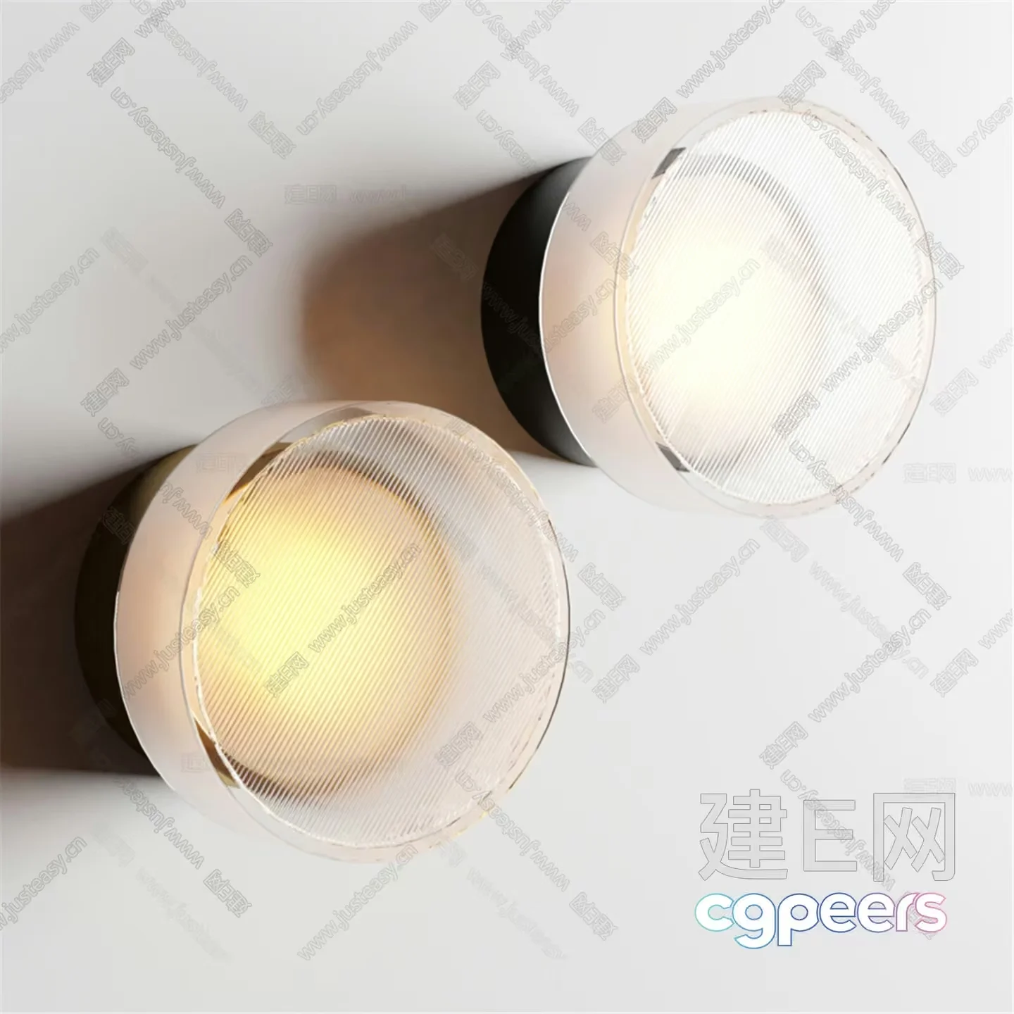 Gold Light Fixture 3D Model – 13506 – VRAY Render