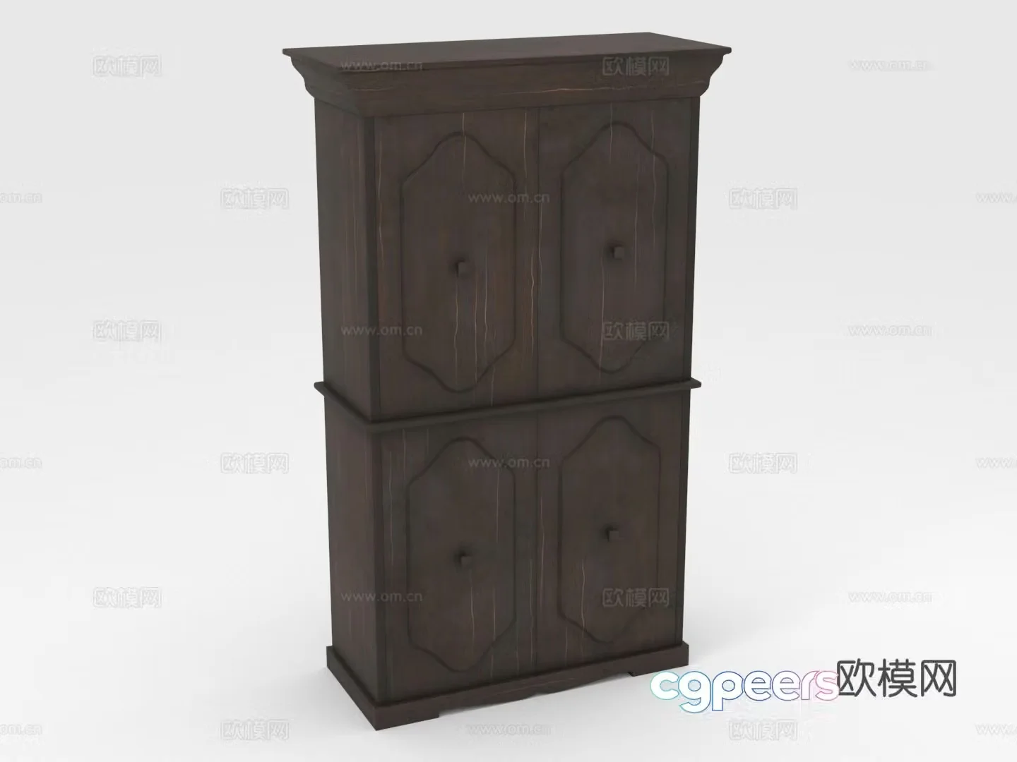 Cabinet Wooden Cabinet Storage Cabinet Cabinet 3D Model