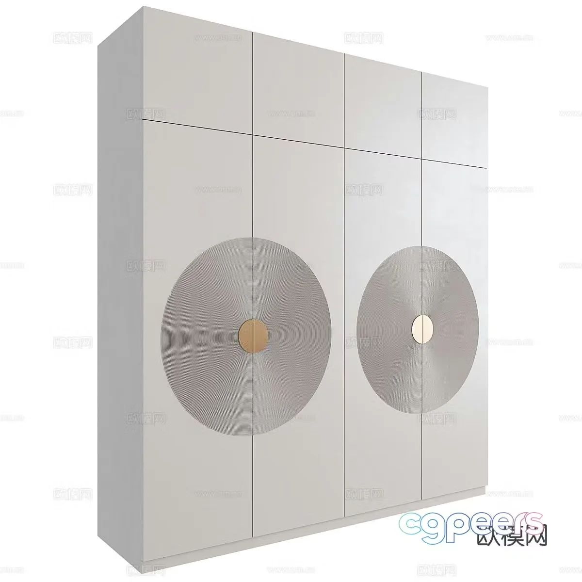 Modern wardrobe 3d model