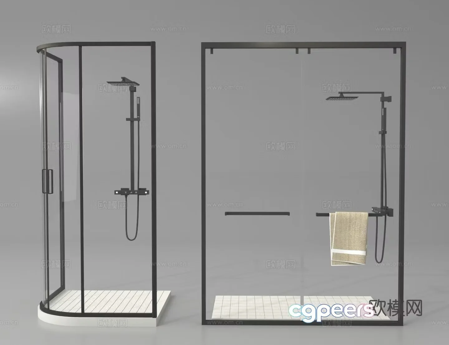 Shower room Shower partition Shower room 3d model
