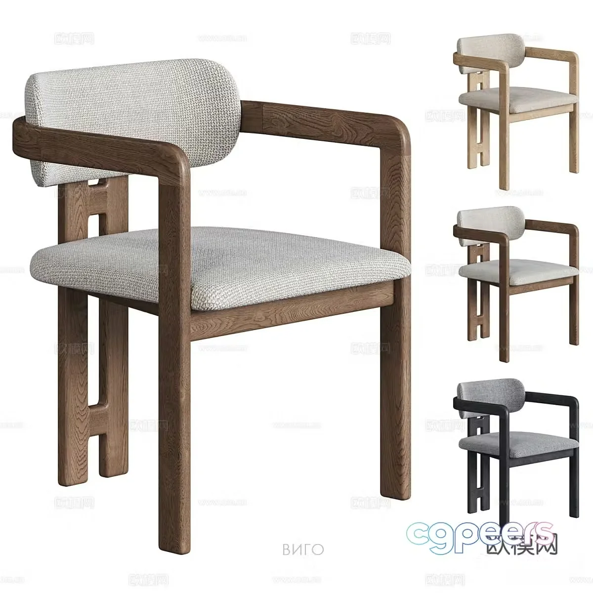 Single chair 3d model