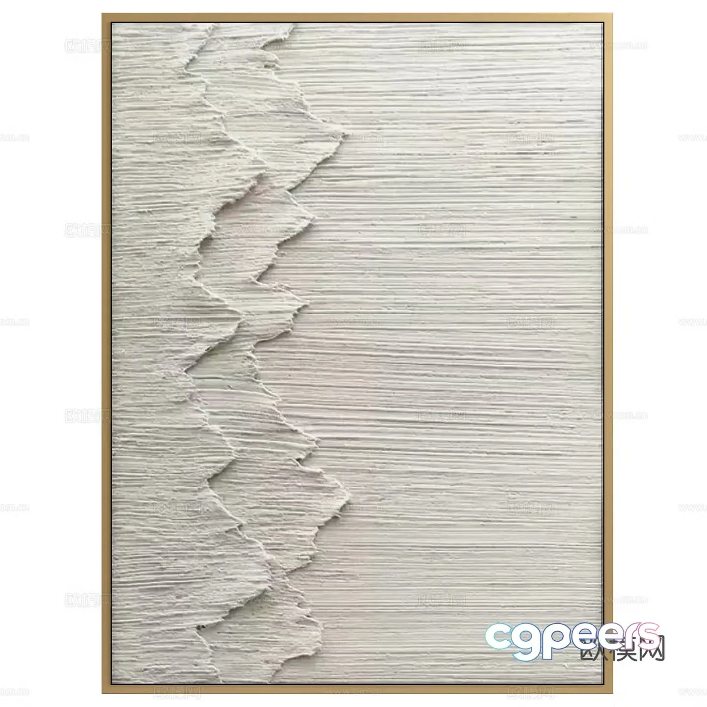 New Chinese style hanging painting 3D model