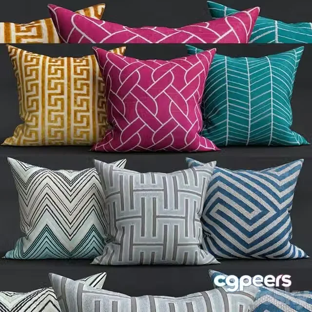 3ds Max Free – Decorative Pillows (universal style)
