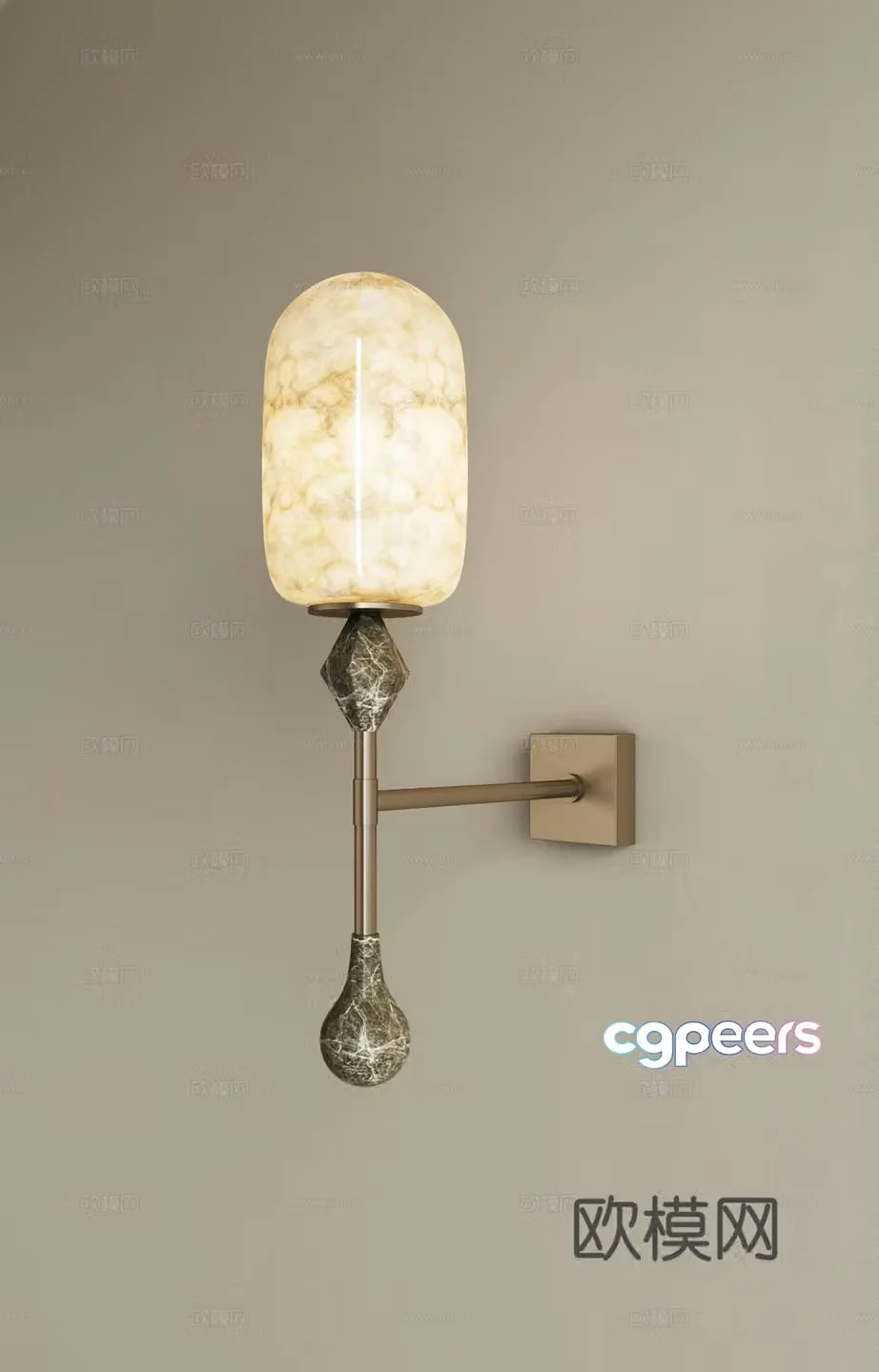 New Chinese style wall lights retro wall lights bedside wall lights living room wall lights corridor wall lights 3D model
