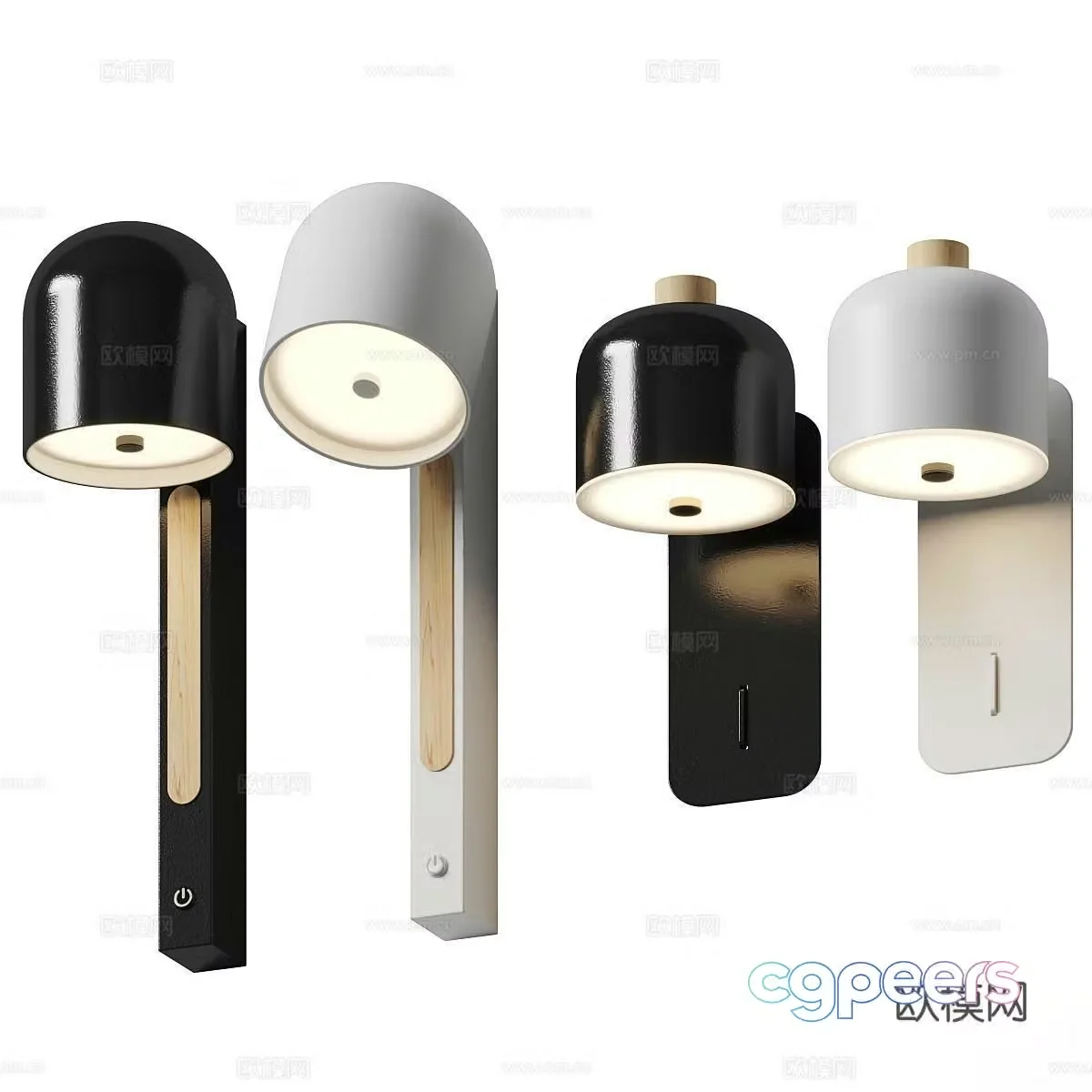 Lampatron Modern minimalist wall lamp Nordic wall lamp Reading wall lamp 3d model