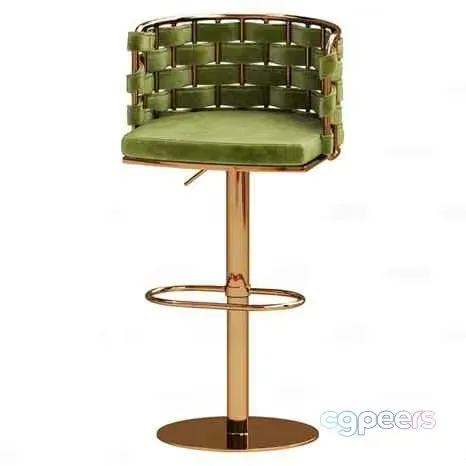 Green Bar Stool 3D Model – 23032 – CORONA Render