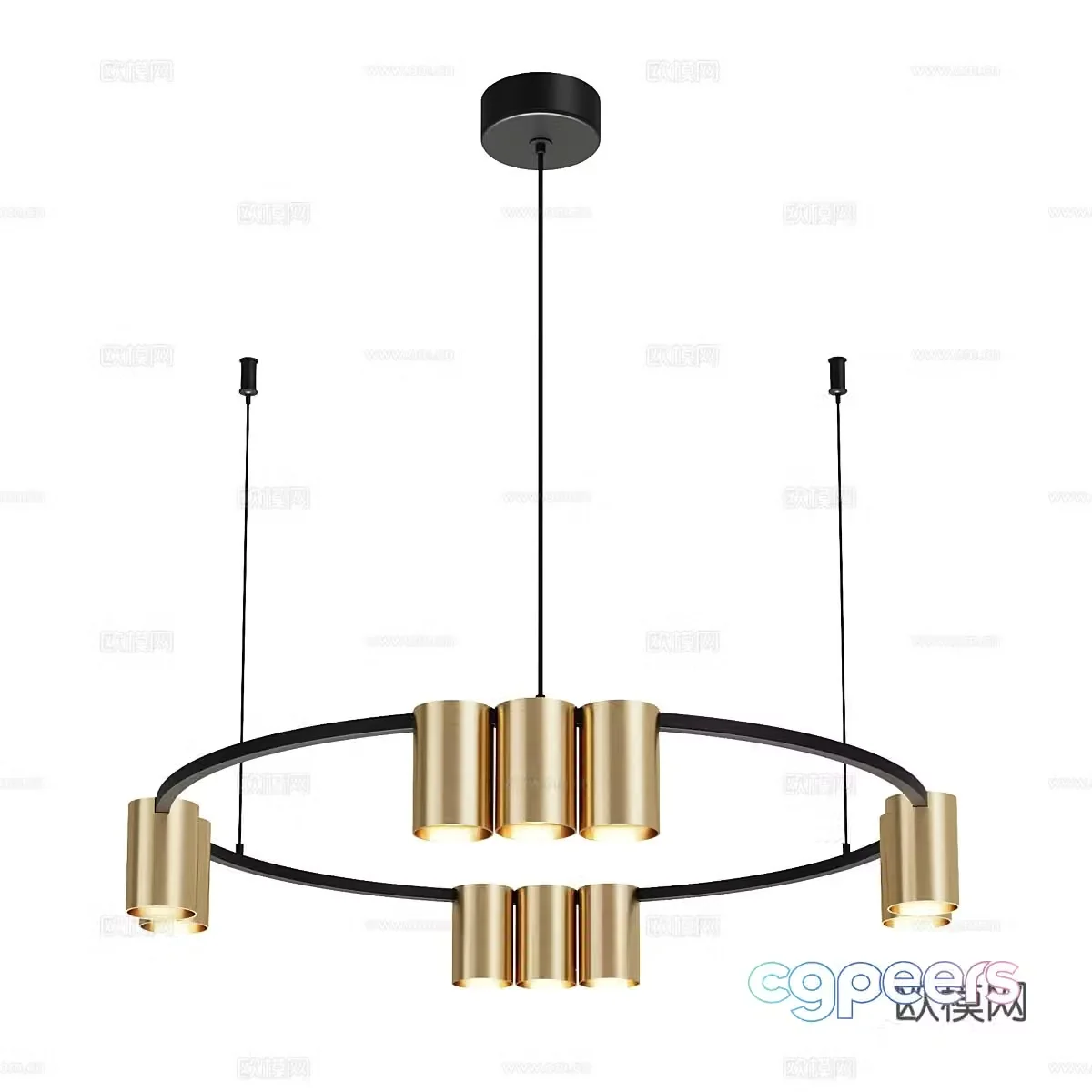 Modern simple chandeliers chandeliers simple chandeliers light luxury chandeliers living room chandeliers decorative chandeliers 3D model
