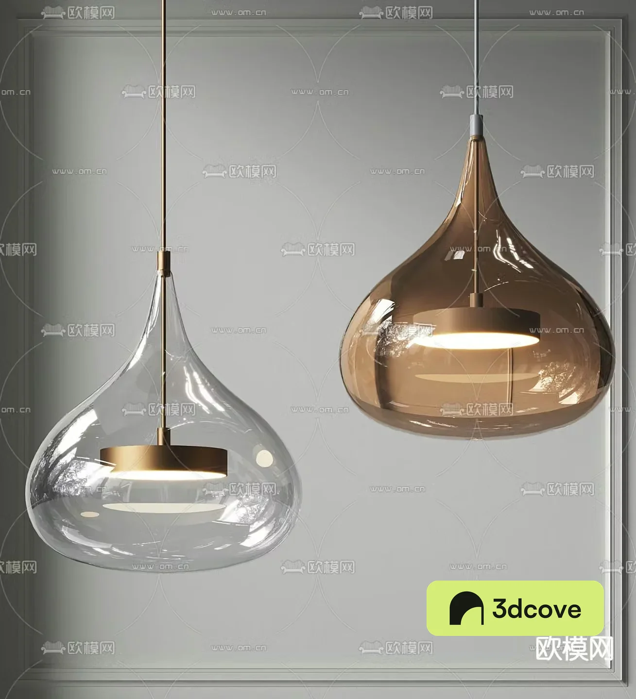 Water drop chandelier glass chandelier