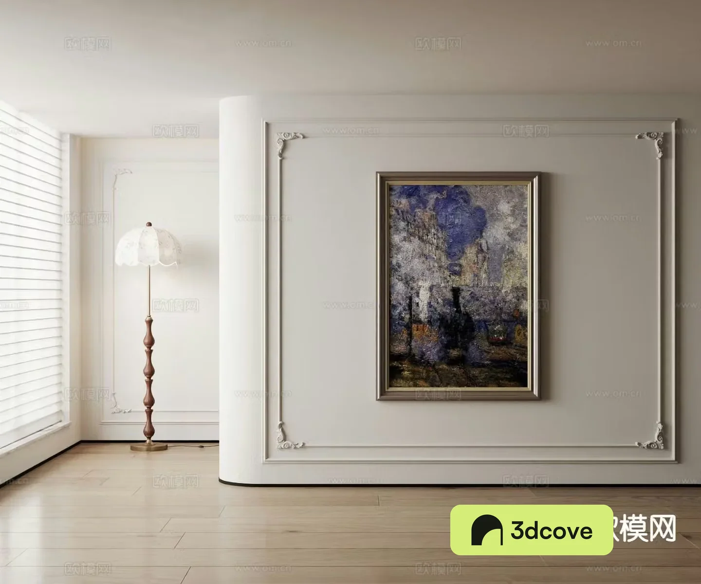 American decorative painting retro oil painting