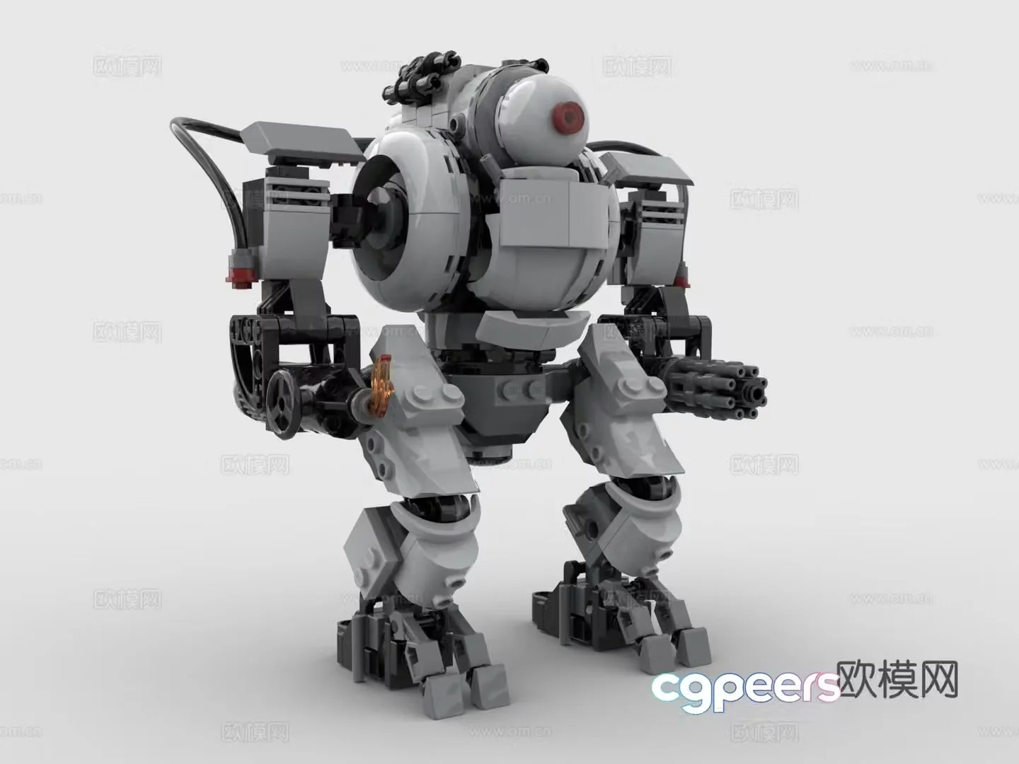 LEGO LEGO toys building block robot Gundam battle mecha 3d model