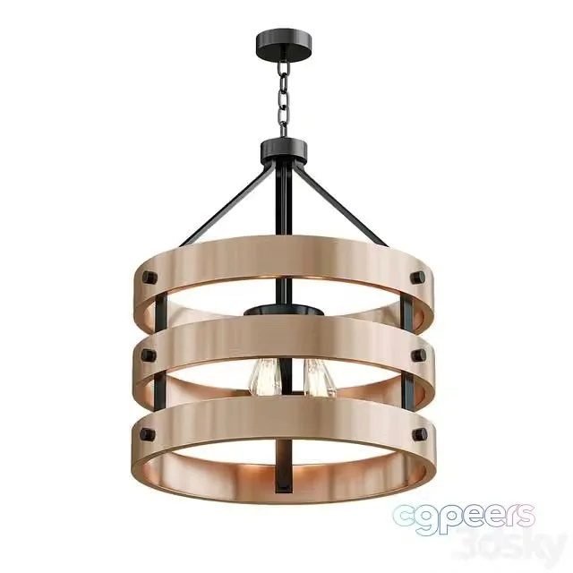 3ds Max Free – Cylinder Cage Restaurant Pendant