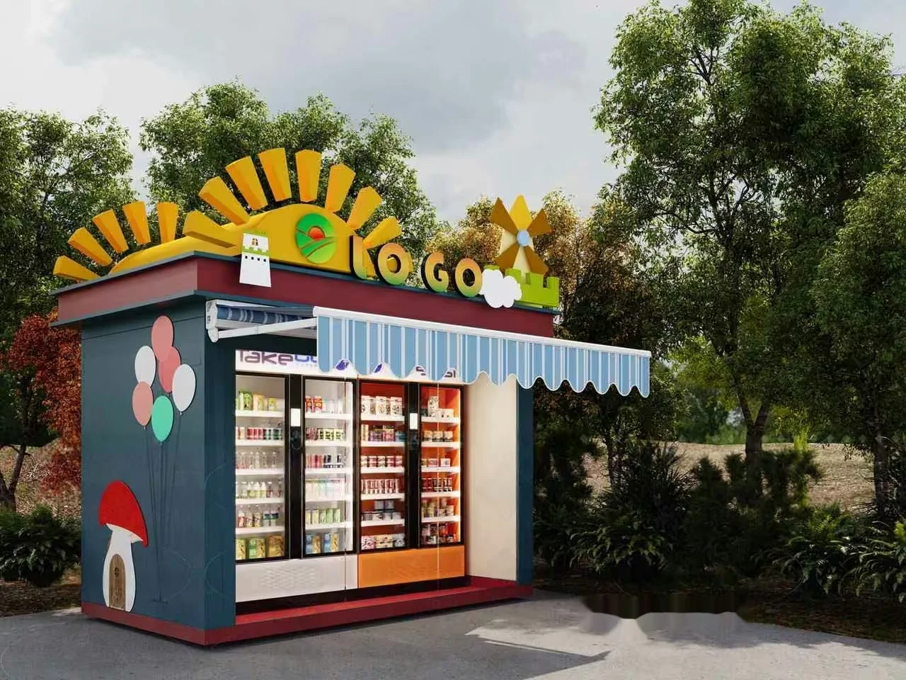 A Vending Machine 3D Model – 11635 – CORONA Render