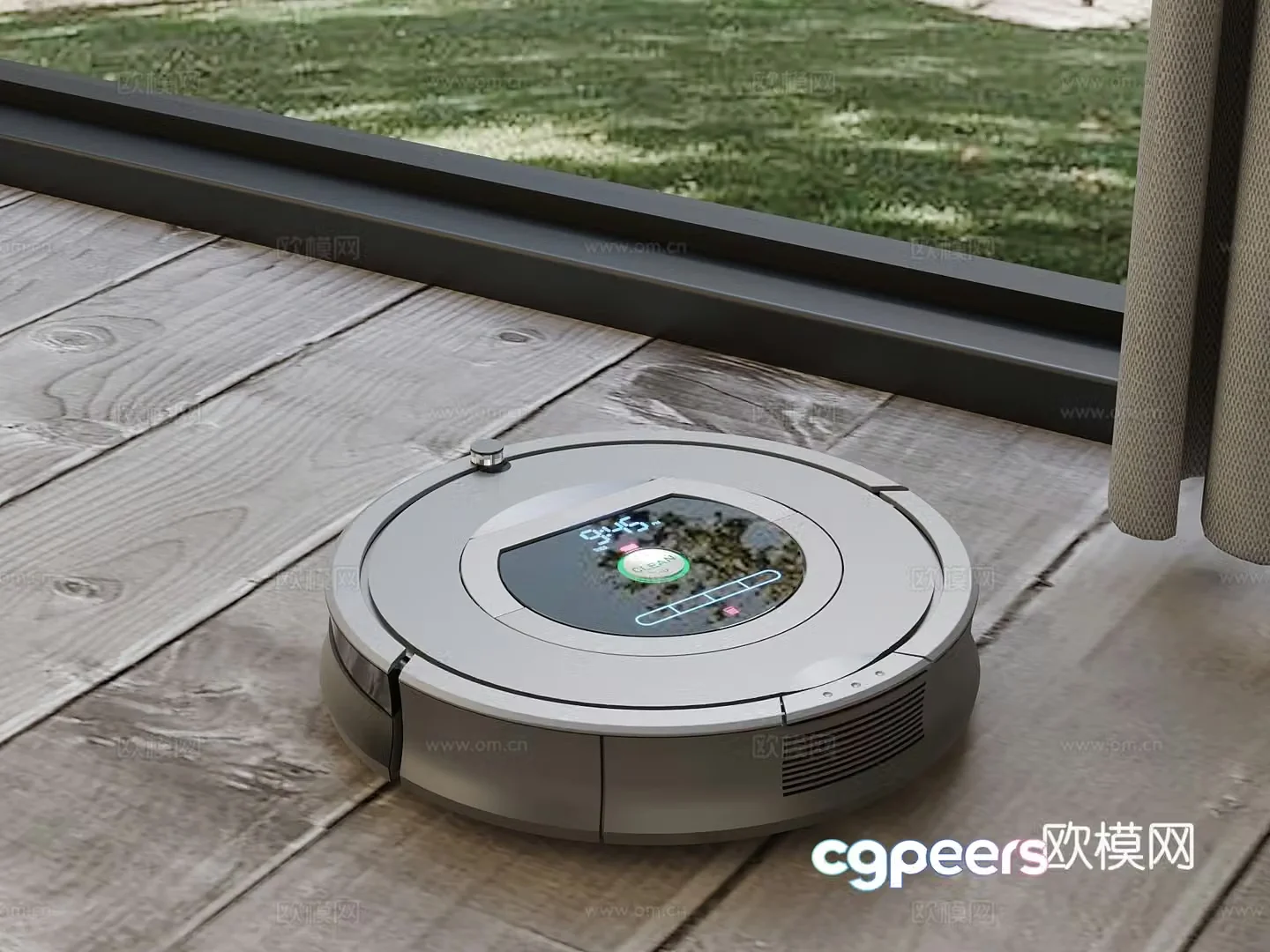 3D model of sweeping robot