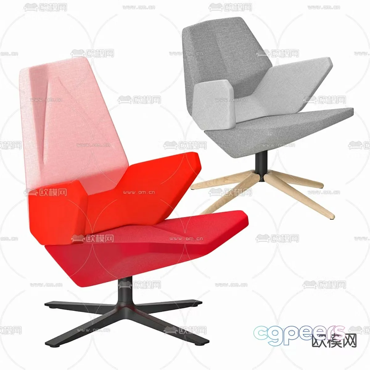 Modern office chair executive chair executive chair 3D model