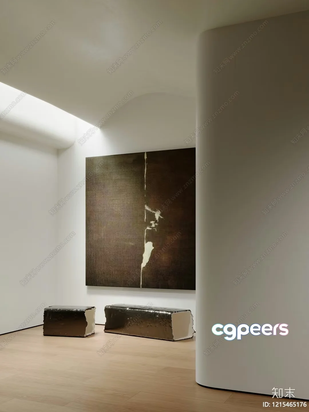 Modern Minimalist Room 3D Model – 15618 – VRAY Render