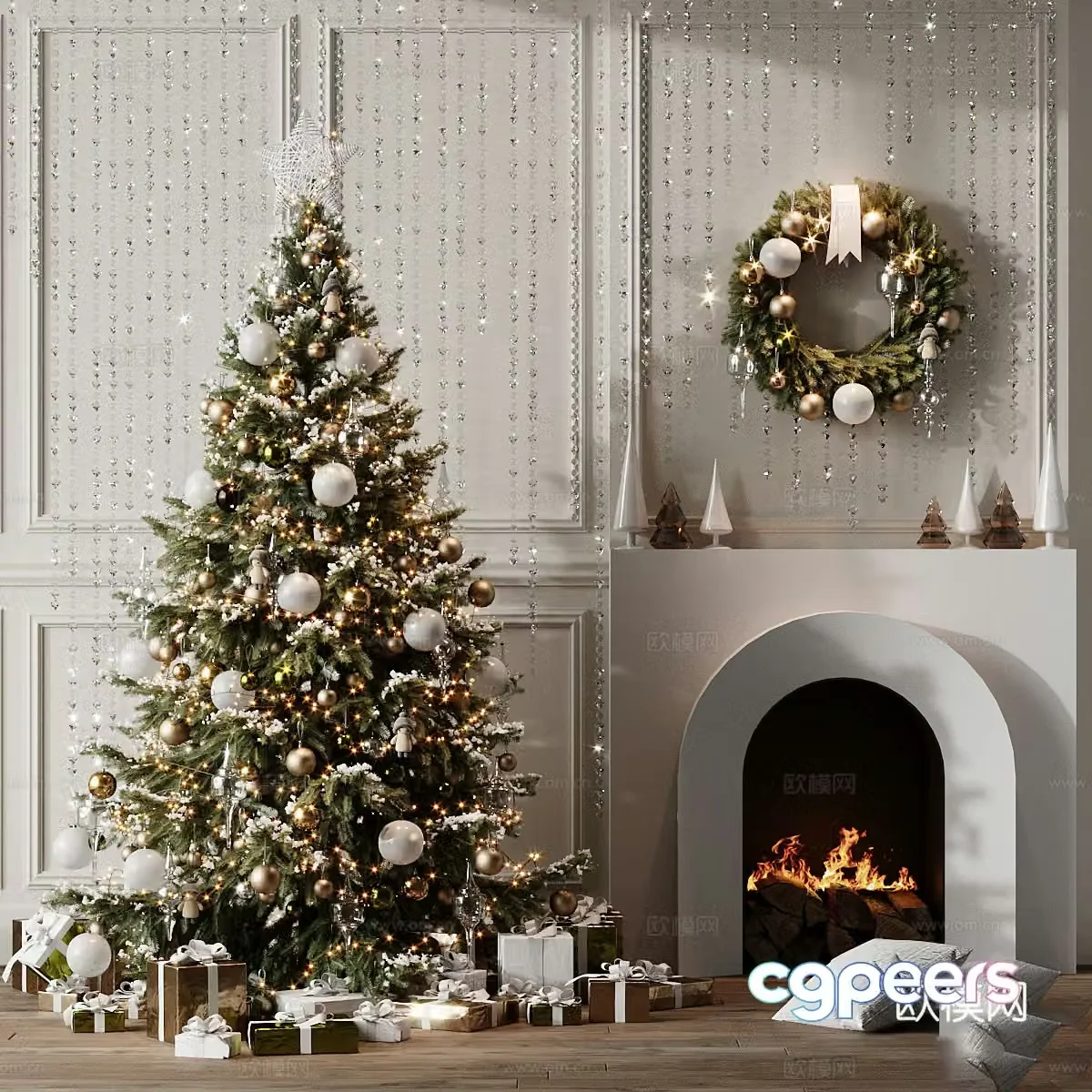 Christmas supplies 3d model