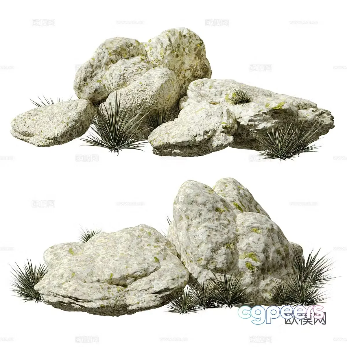 New Chinese landscape stone 3d model