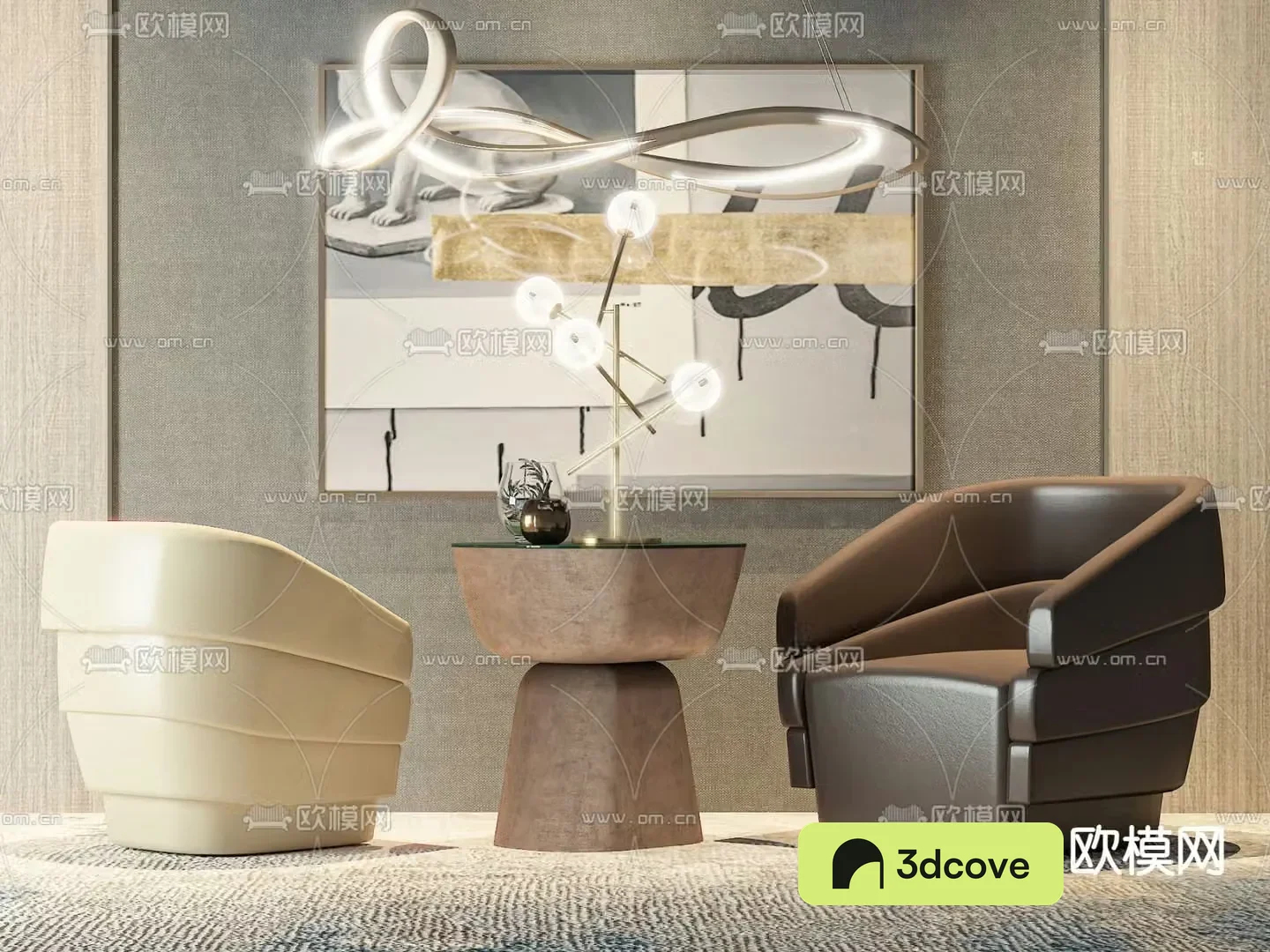 Single sofa leather sofa