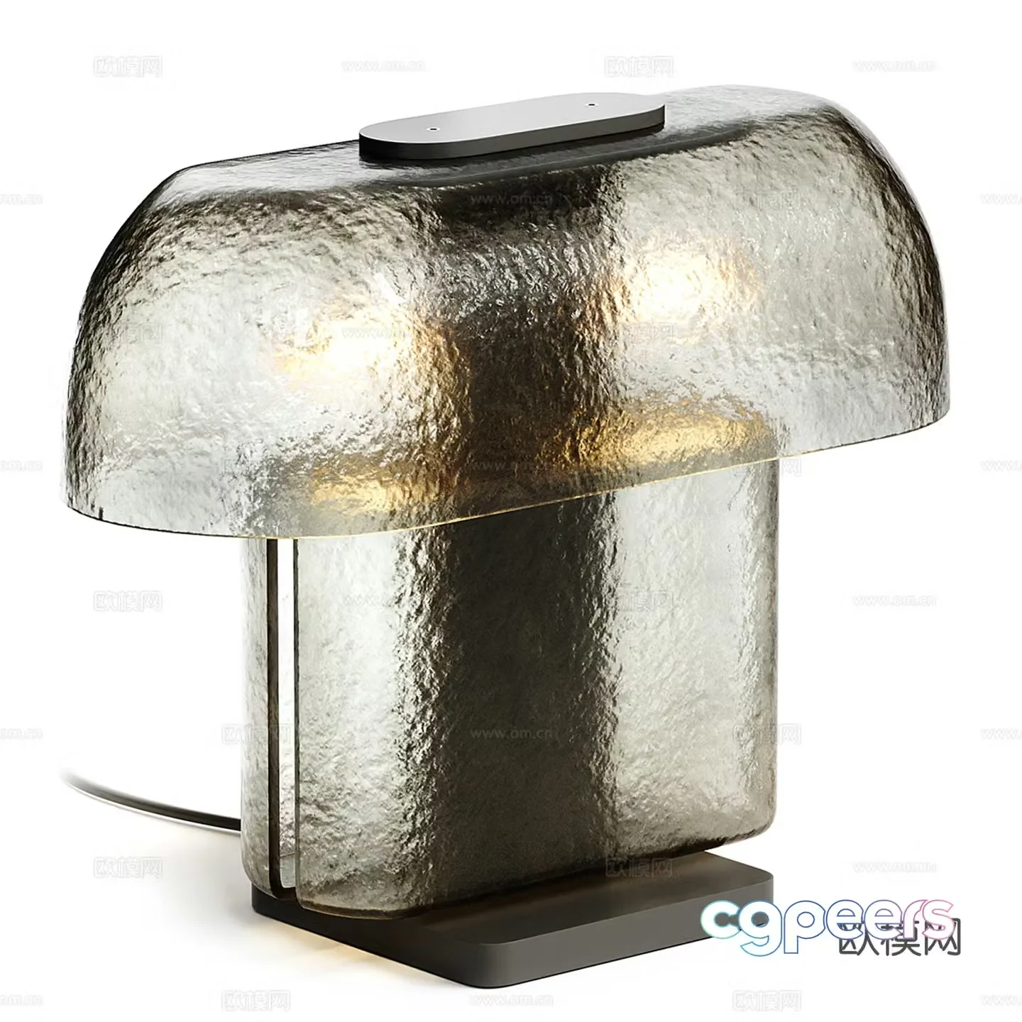 Light luxury desk lamp 3D model