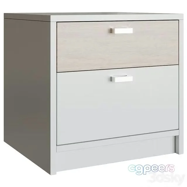 3ds Max Free – Bedside table SCANDICA Vendela