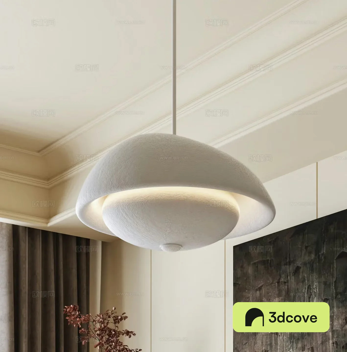 Middle Ages 3D Model of Wasabi Chandelier