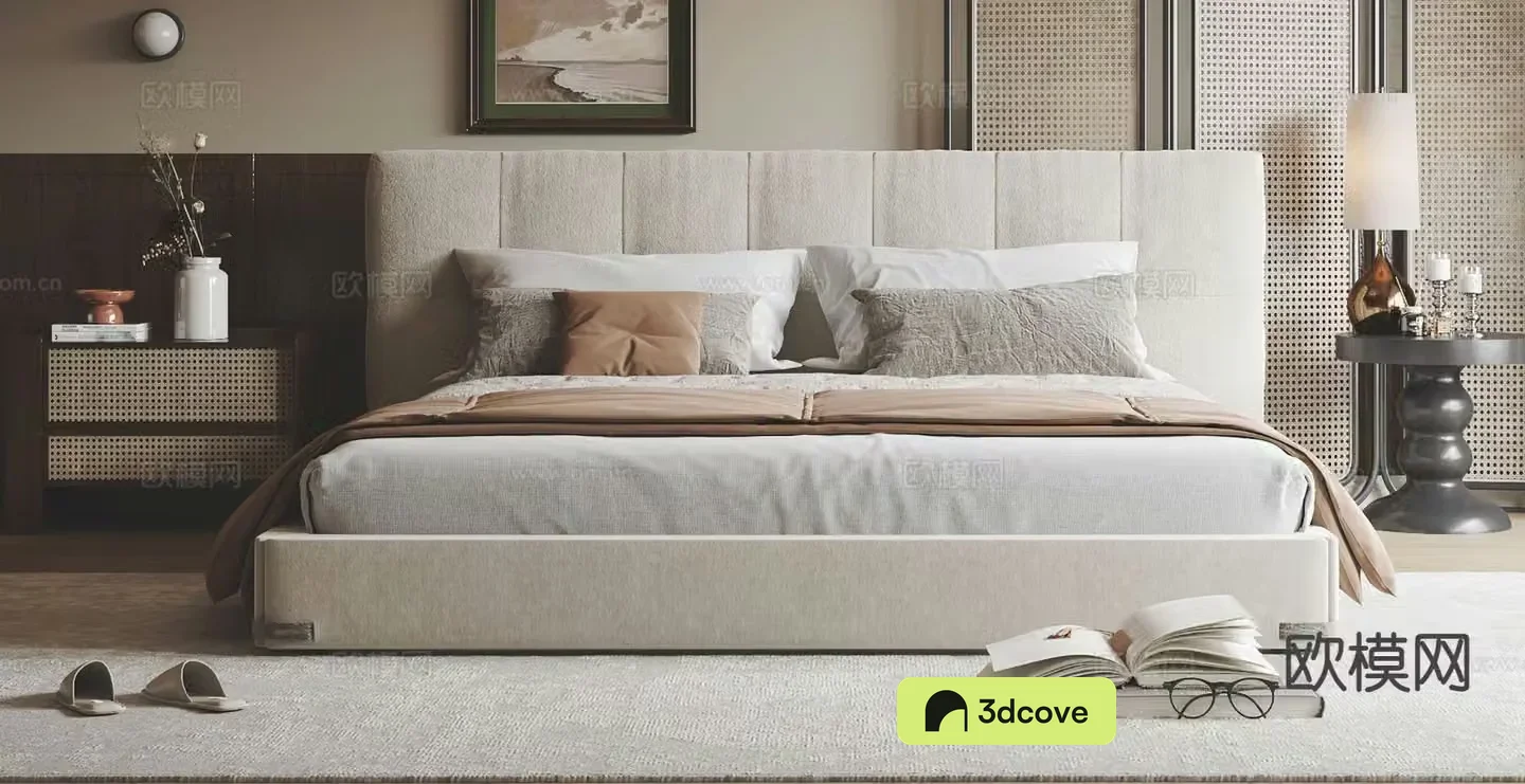 Medieval style double bed