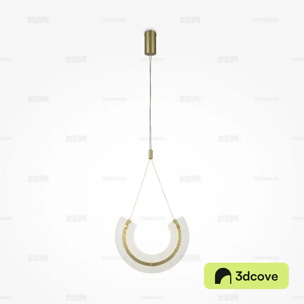 Modern art bedside chandelier