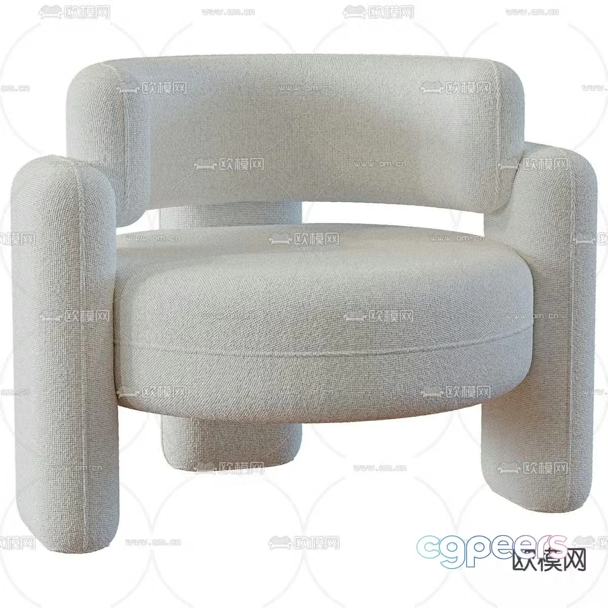 Sofa chair leisure chair 3d model