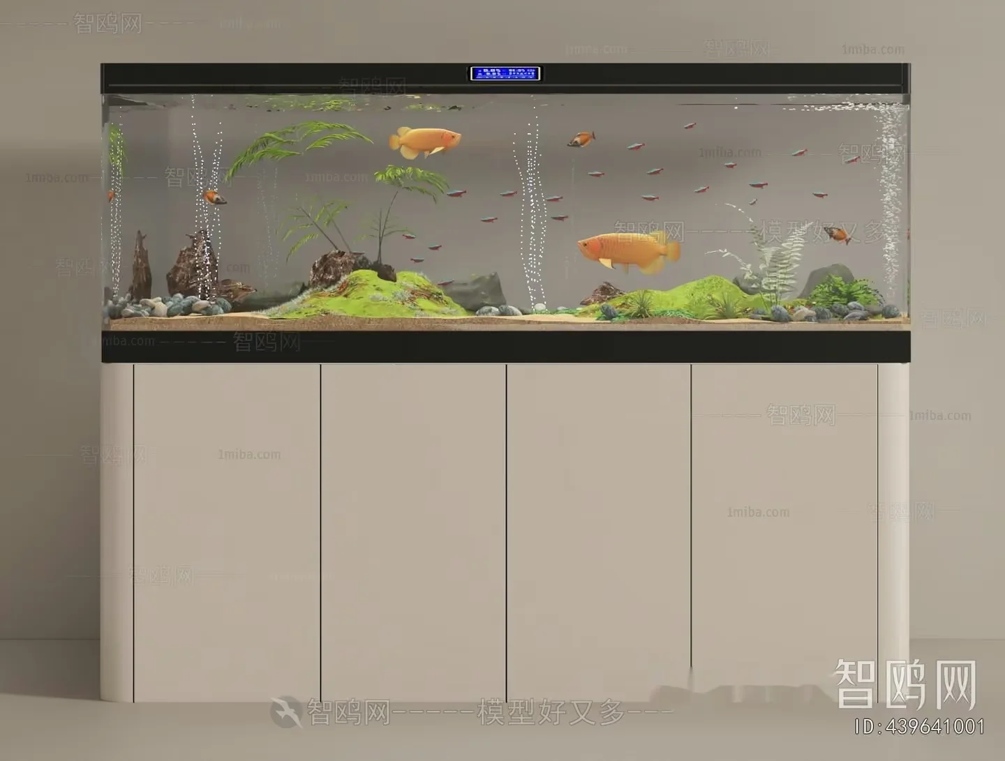 A Fish Tank 3D Model – 14932 – VRAY Render
